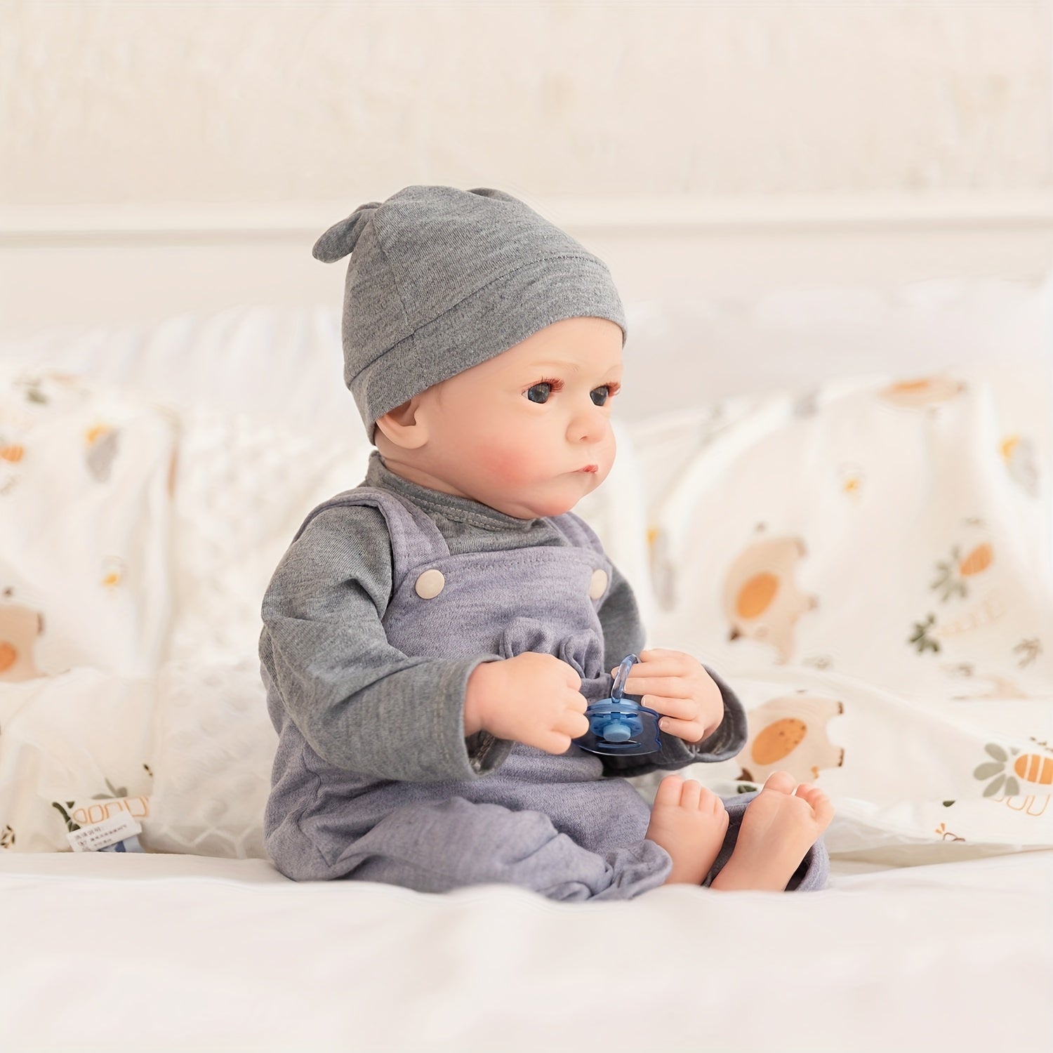 18" Reborn Baby Dolls Realistic Soft Body Newborn Christmas Gift for Kids