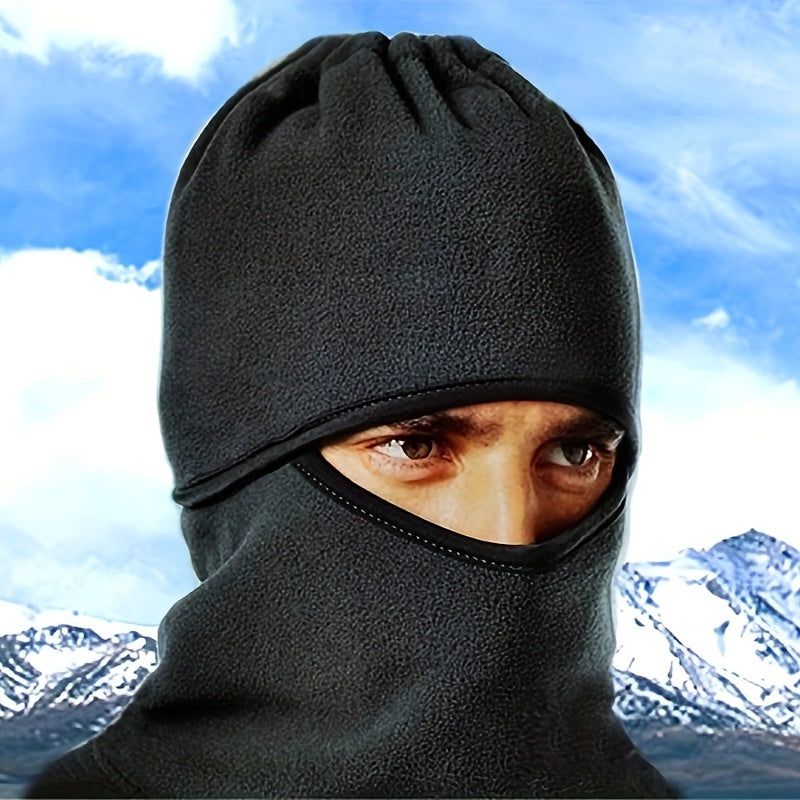 Fleece Hood Thicken Thermal Mask Winter Bike Motorcycle Riding Hood Collar