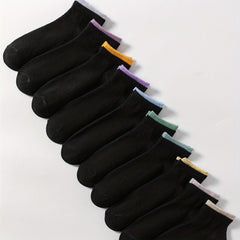 10 Pairs Women's Sports Ankle Socks Soft & Lightweight Low Cut Stockings