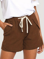 Drawstring Waist Shorts for Women - Casual Summer & Spring Shorts