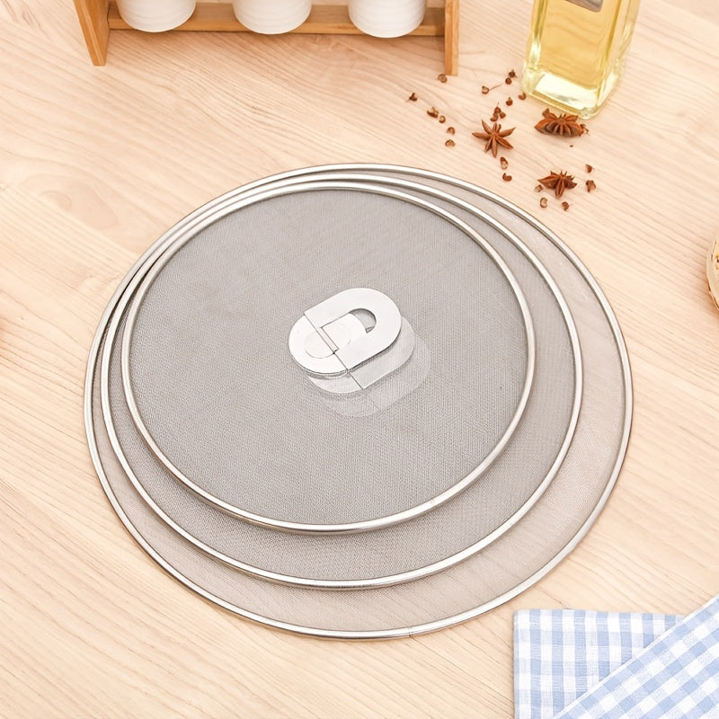 Stainless Steel Air Fryer Splatter Guard Anti Splash Cover