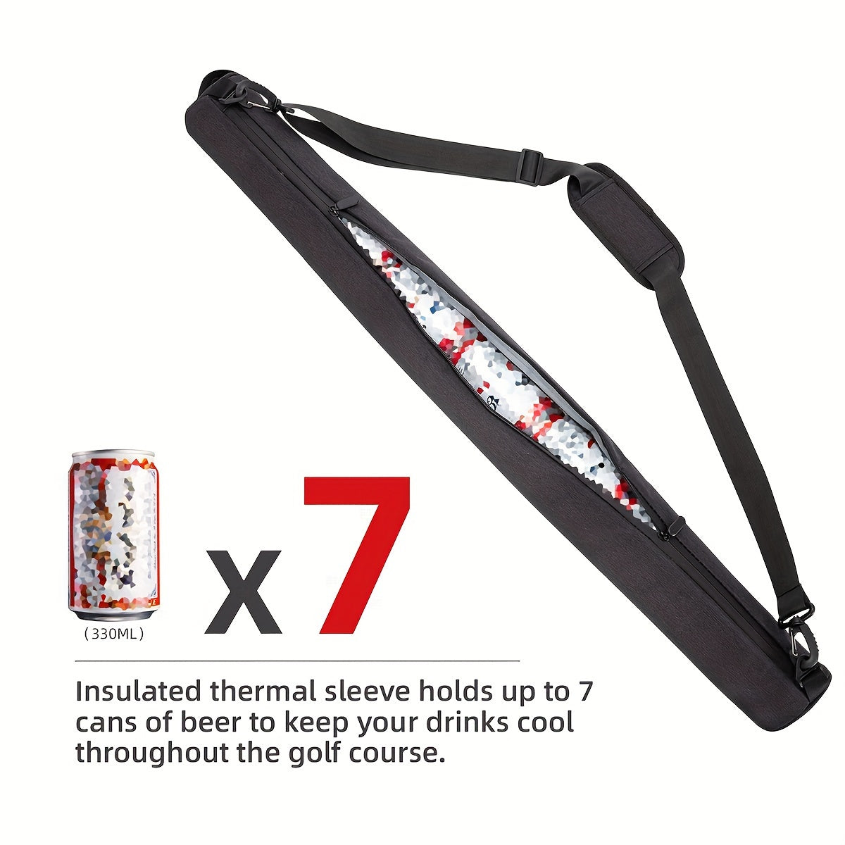 Portable Beer Beverage Cooler Insulated Bag Beer Sleeve