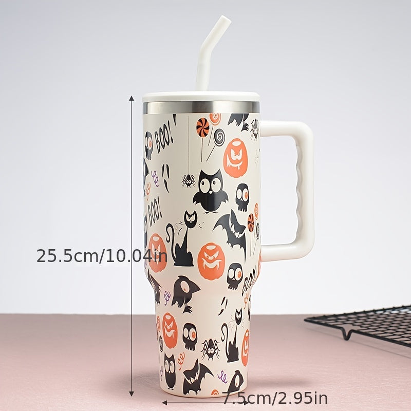 Halloween Tumbler 40oz Stainless Steel Thermal Water Bottle