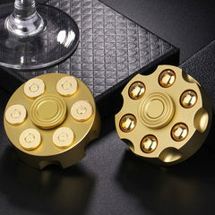 3 Colors Fun Finger Spinner Metal Alloy Relax Toy Adult Spinning Fidget Gift