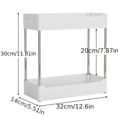 Bathroom Toiletries Shelf Toilet Countertop Storage Rack Organizer