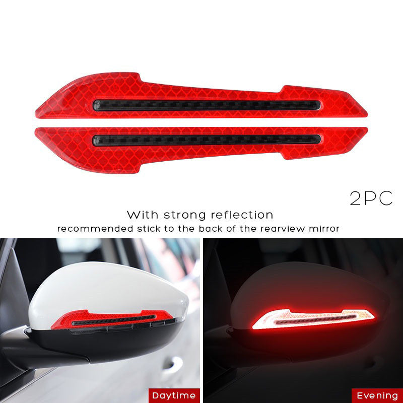 Reflective Side Mirror Stickers for Enhanced Car Safety & Style