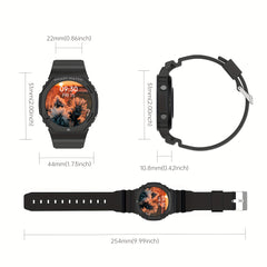 RelexFit Unisex Sports Smart Watch 3 Touch Screen Wireless Calls & Messages