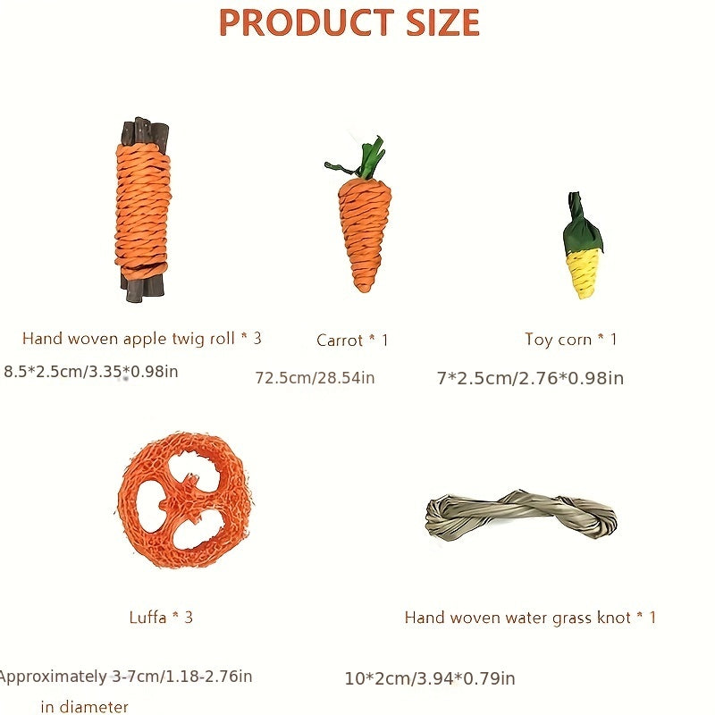 Small Animal Chew Toys For Rabbit Hamster Chinchillas