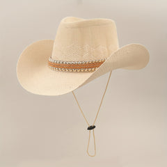 Men's Summer Straw Hat Outdoor Sun Visor Travel Sun Hat