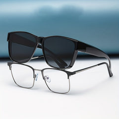 Wrap Around Fit Over Sunglasses For Women Men UV400 Wear Over Glasses