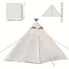 Easy Travel Tent Single Layer Waterproof Portable Tent Camping Hiking