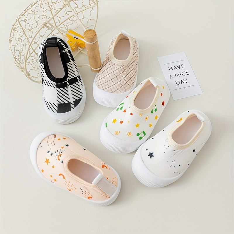 Baby Girl Slip On Sneakers Lightweight Non-slip Shoes