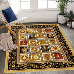 Boho Anti Fatigue Kitchen Rugs Vintage Absorbent Non Slip Mat