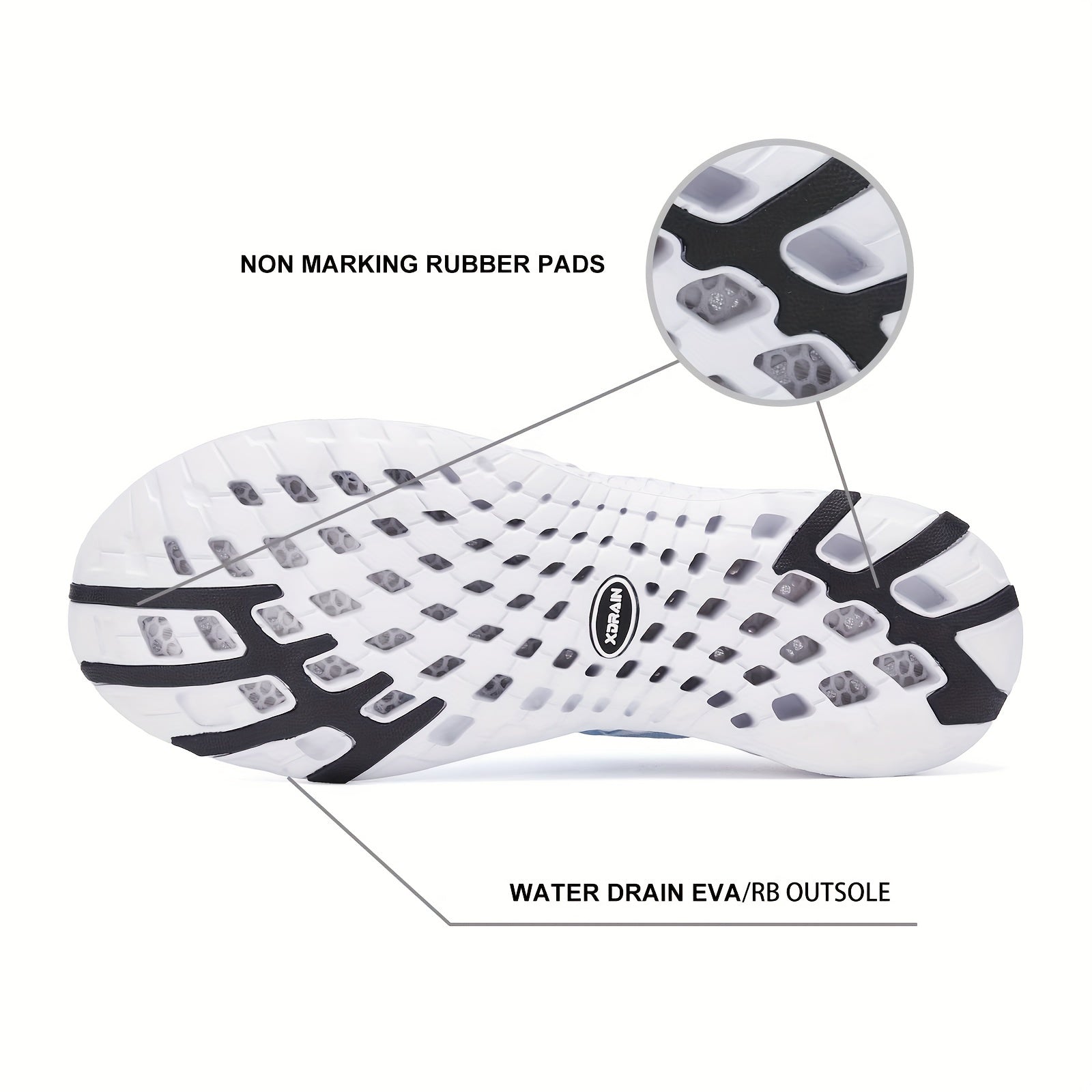 Women's Lace up Water Shoes Non Slip Mesh Sneakers Casual Outdoor Shoes