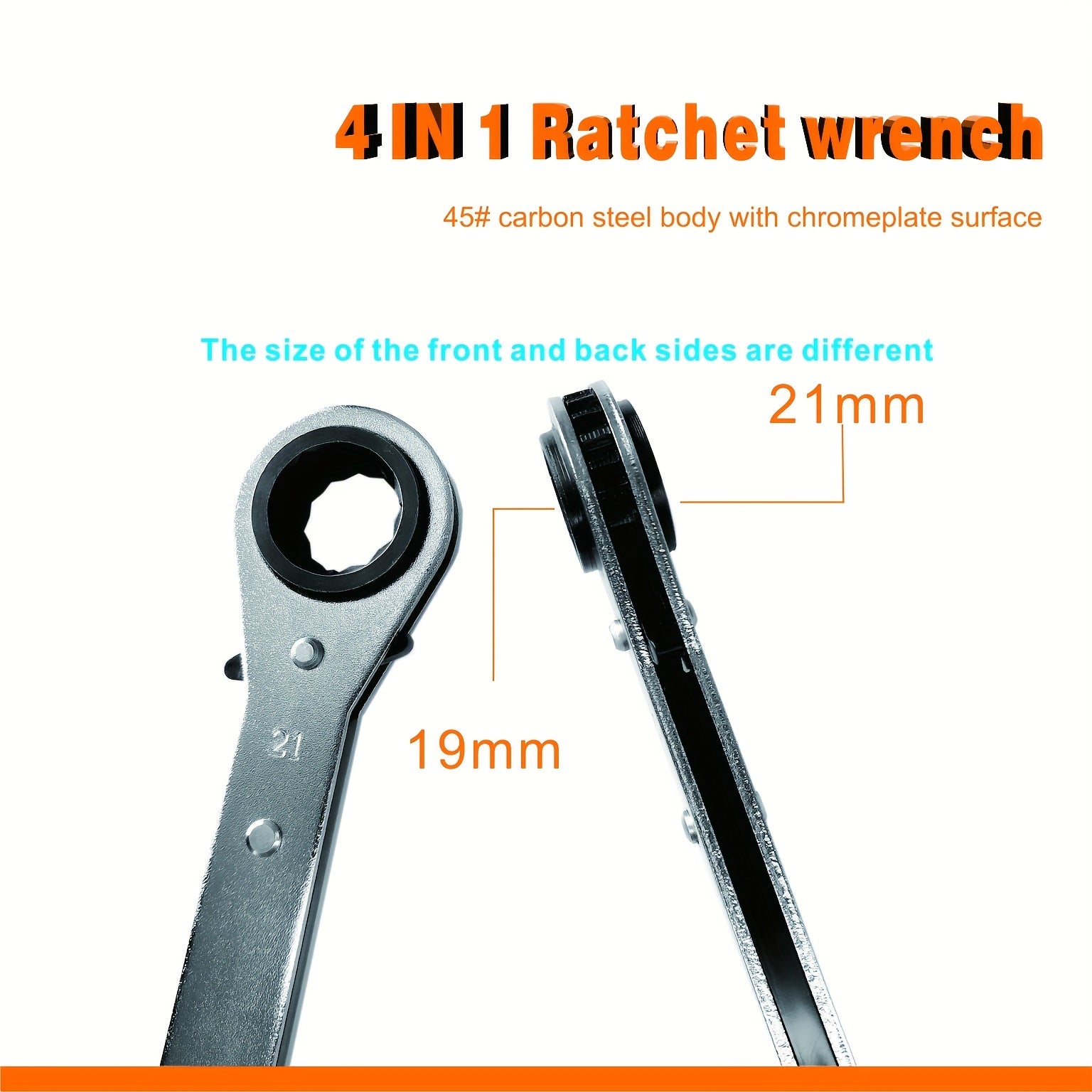 4 in 1 Ratchet Wrench for Quick Automotive & Household Maintenance