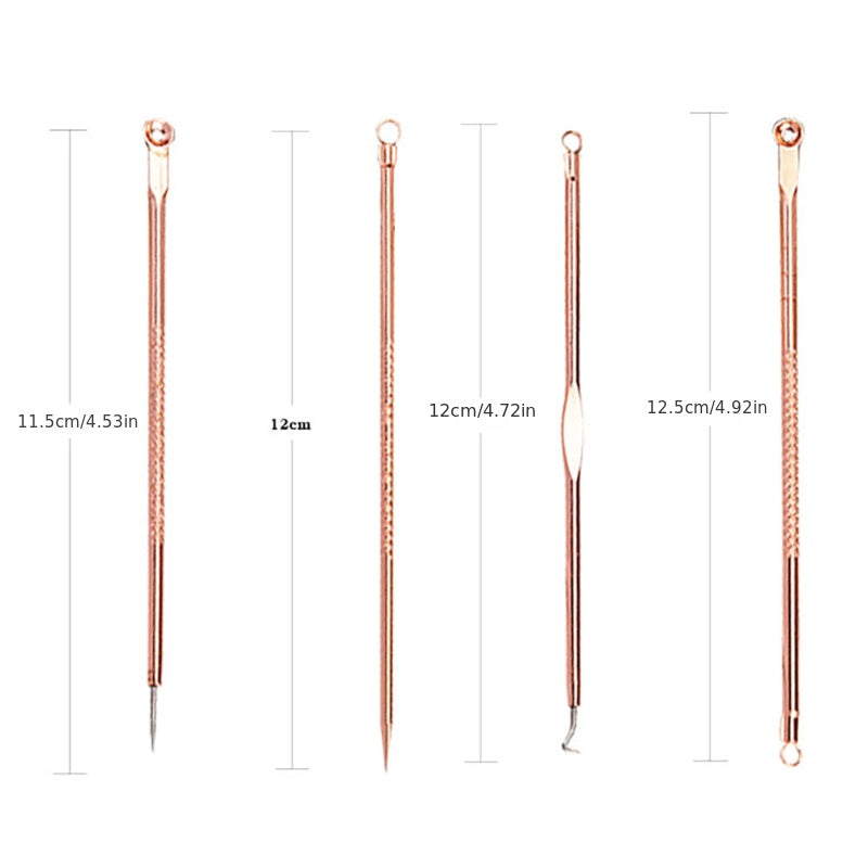 4pcs Acne Blackhead Removal Needles - Skin Care Tools
