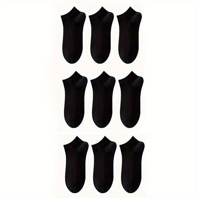 9 Pairs Soft Lightweight Ankle Socks Women's Stockings