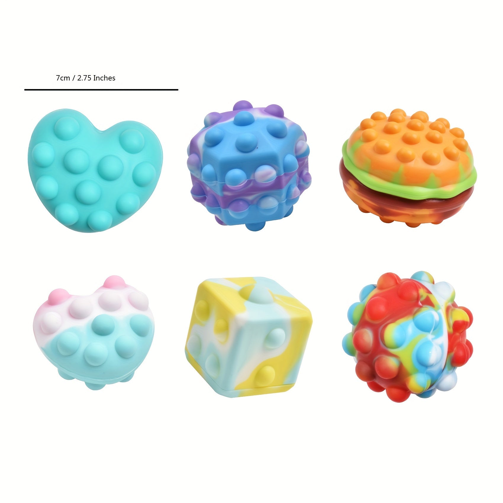 Pop Bubble Fidget Sensory Toy Stress Balls for Kids