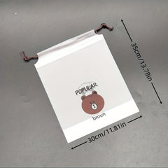 Drawstring Toiletry Bag Travel Clothes Shoes Towel Organizer