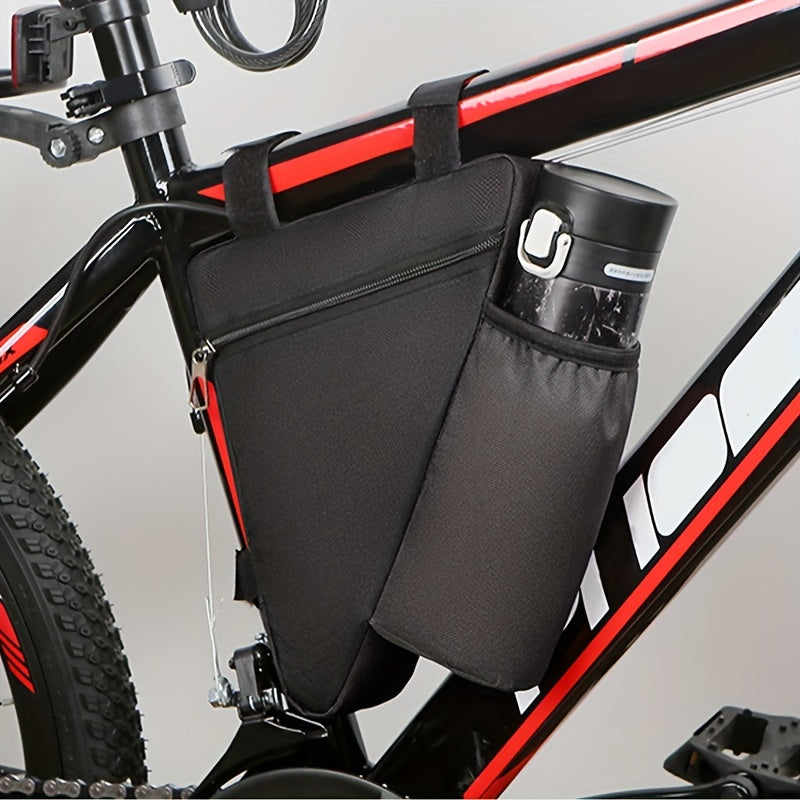 Waterproof Bicycle Storage Bag Front Tube Frame Holder