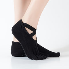 Women's Breathable Yoga Socks Non-slip Pilates Ballet Fitness Training Socks