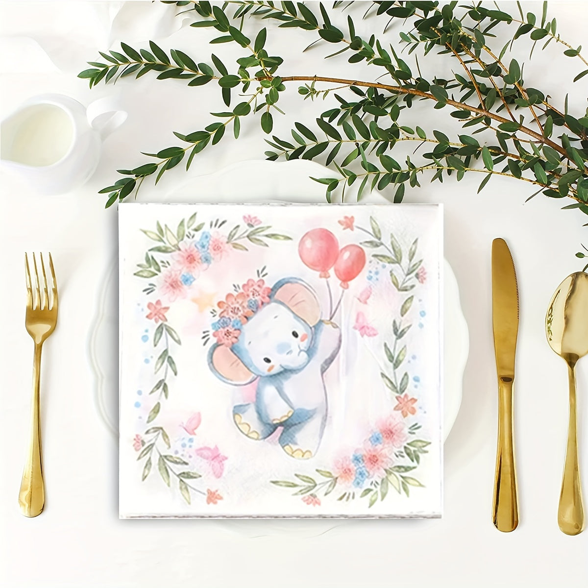 20-Count Festive Napkins for Birthdays and Holidays