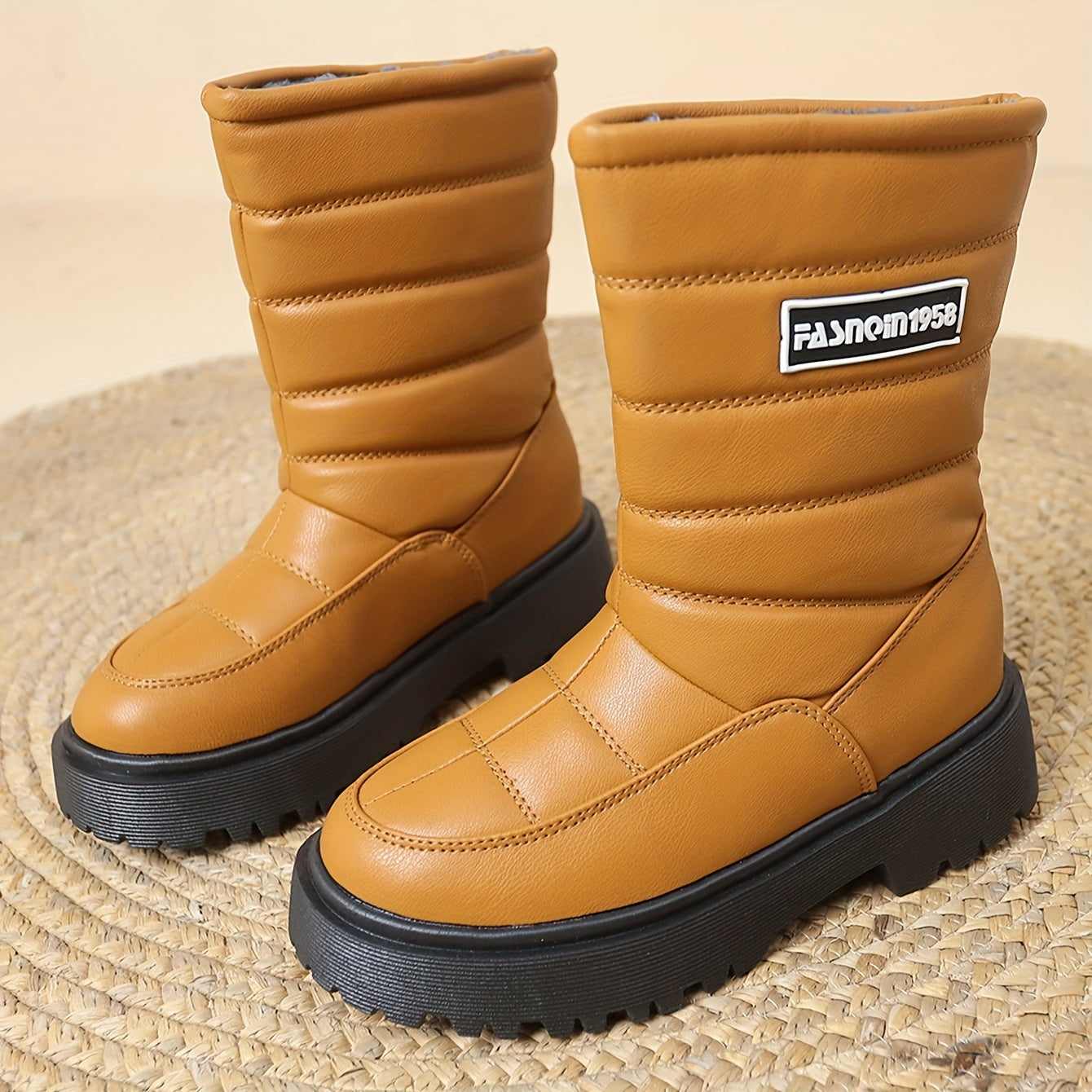 Women's Winter Boots Faux Fur Waterproof Snow Boots