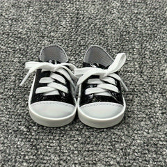 Fluorescent PU Leather Doll Shoes Low Top Sneakers for American Doll