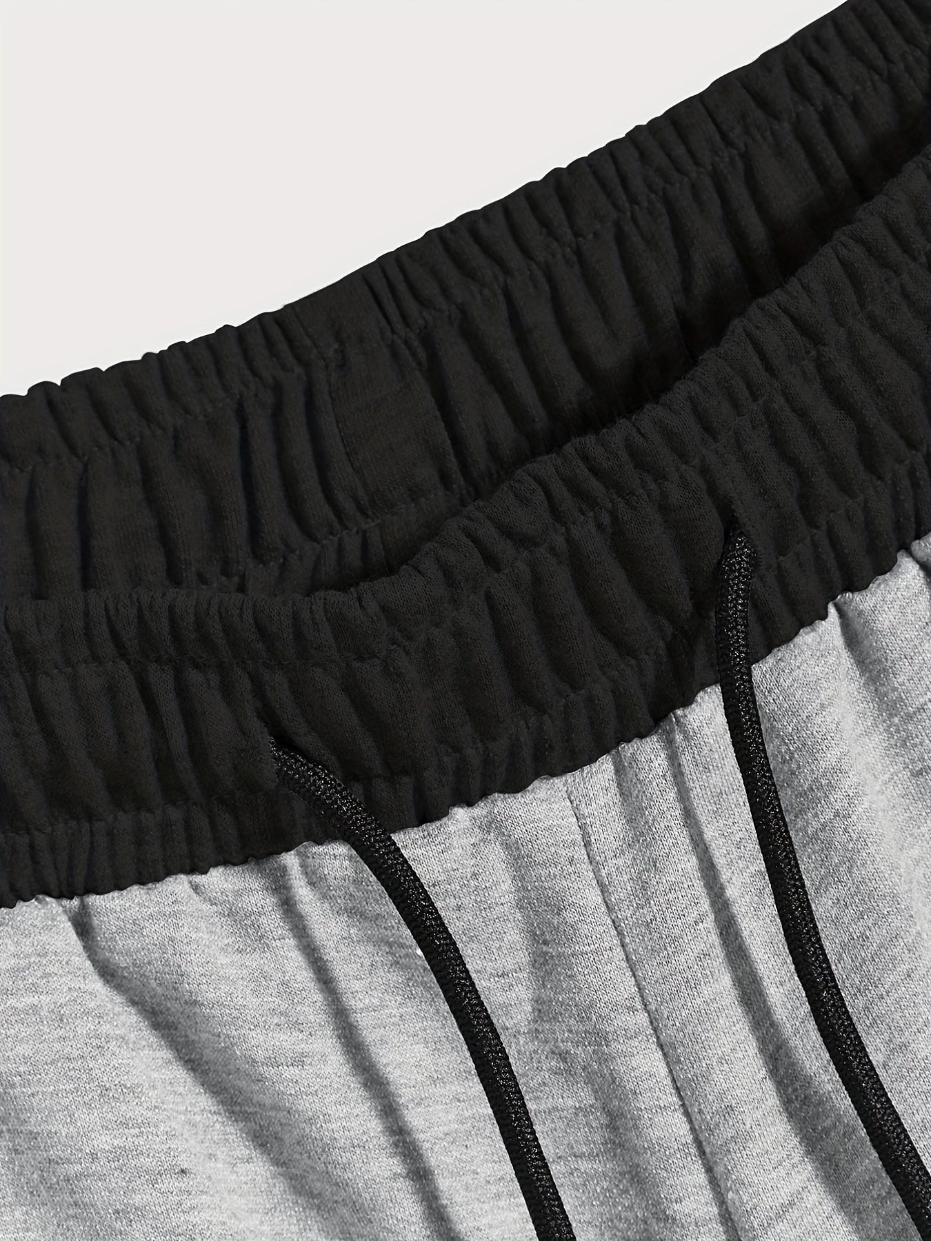 Solid Men's Shorts Summer Drawstring Casual Outdoor Sports Loose Shorts
