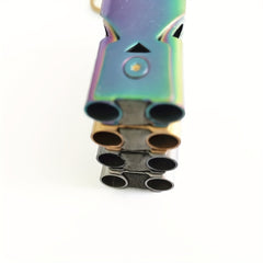Double Tube Survival Whistle Stainless Steel