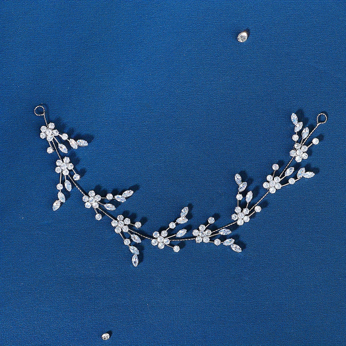 Crystal Leaf Headband Hair Jewelry for Weddings