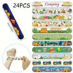 Camping Party Set Slap Bracelets Birthday Party Supplies