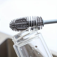 Silicone Groove Cleaner: Effortlessly Clean Your Glass Water Bottle