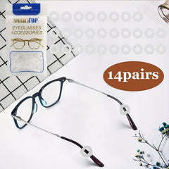Silicone Glasses Ear Grip Strap Holder Anti Slip for Eyewear - Clear