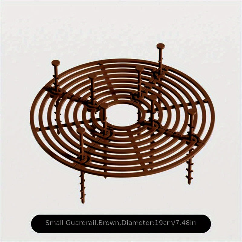 Plant Pot Soil Guard with Nails Grid Cover - Keep Your Garden Safe