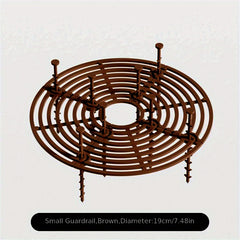 Plant Pot Soil Guard with Nails Grid Cover - Keep Your Garden Safe