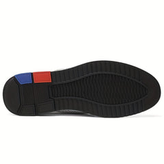 Men's Derby Shoes With Ventilation Holes Lace-Up Front