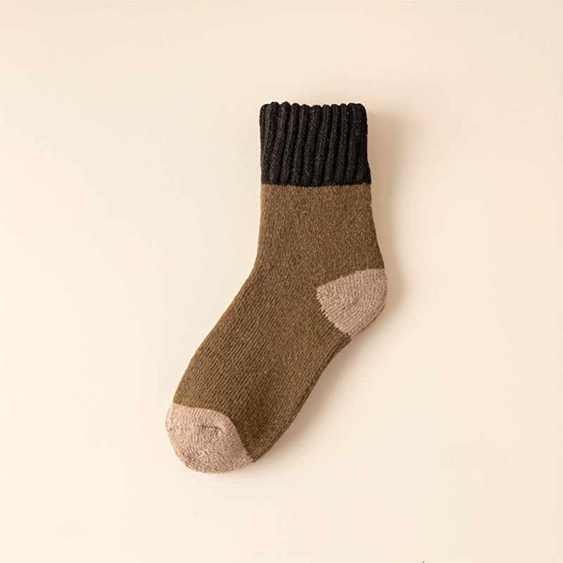 Men's Warm Casual Plus Velvet Mid-calf Socks