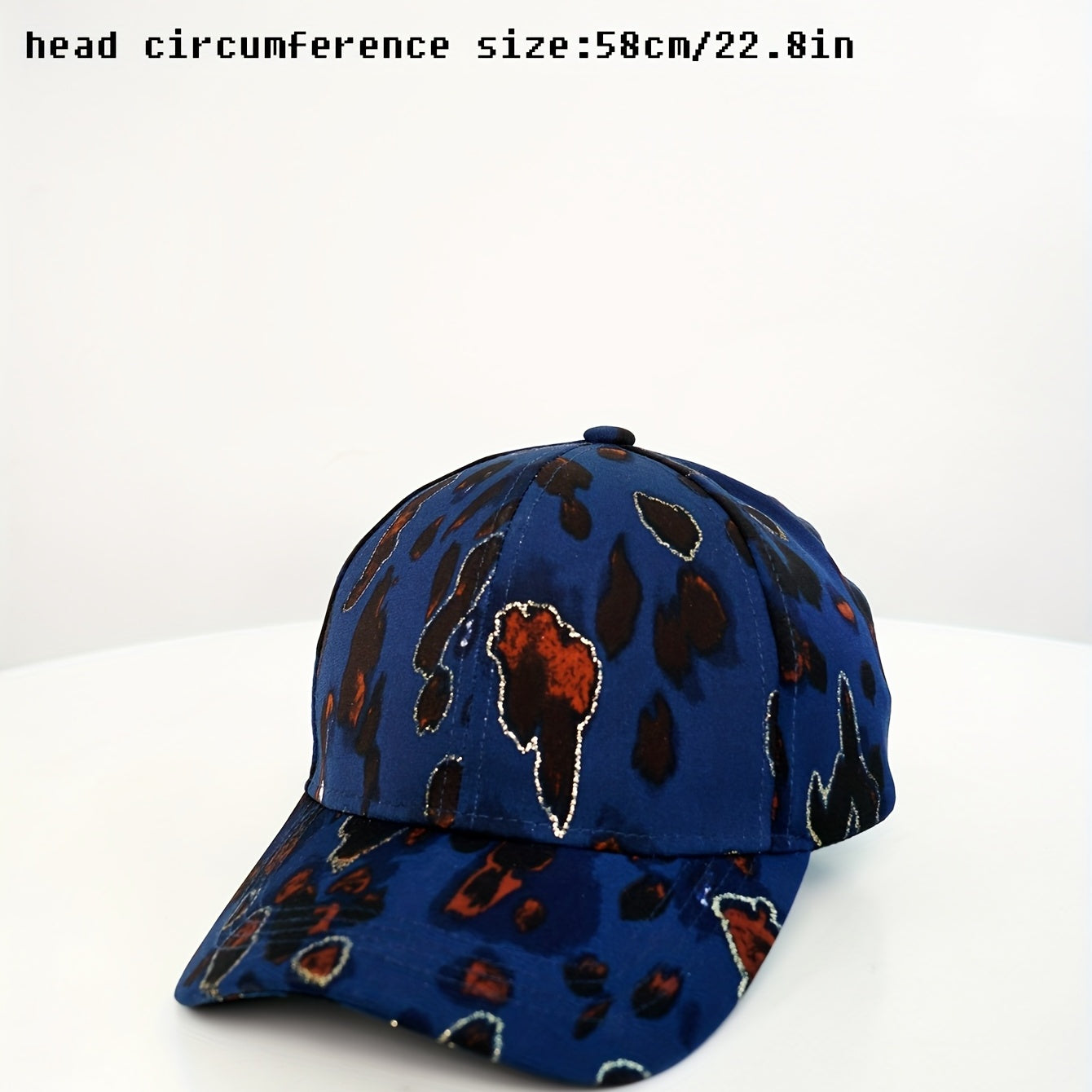 Leopard Print Baseball Cap Hip Hop Hot Stamping Sun Hat Adjustable Sunscreen Gol