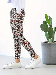 Girls Leopard Print Leggings Comfy Spring Fall Christmas Gift