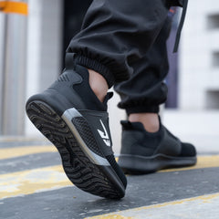 Men's Pattern Decor Safety Work Shoes