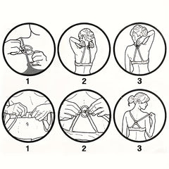 5pcs Invisible Bra Strap Clips Non Slip Buckles Conceal Bra Straps