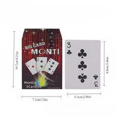 Fool's Three Card Magic Set Easy to Learn Christmas Gift