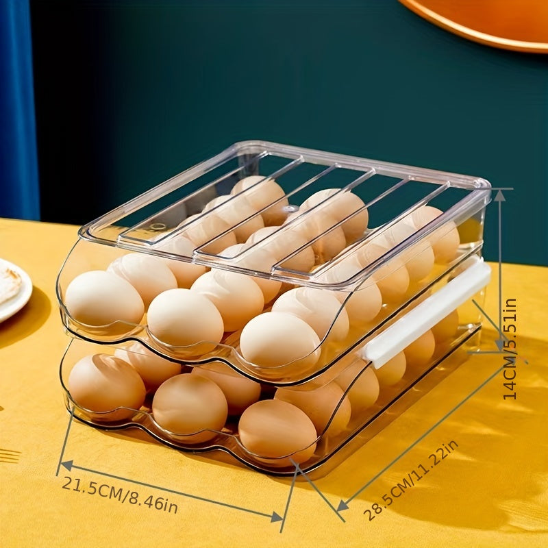 Egg Rack Holder Three Floors Egg Storage Box Shockproof Shatterproof