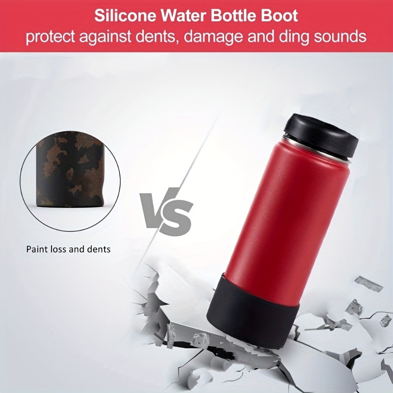 Non-Slip Silicone Cup Boot Water Cup Bottom Protective Cover 7.2in