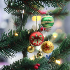 20pcs Christmas Decorative Ball Tree Hanging Decorations Supplies