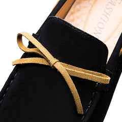 Women's Slip On Loafers Stitching Details Non Slip Flat Shoes
