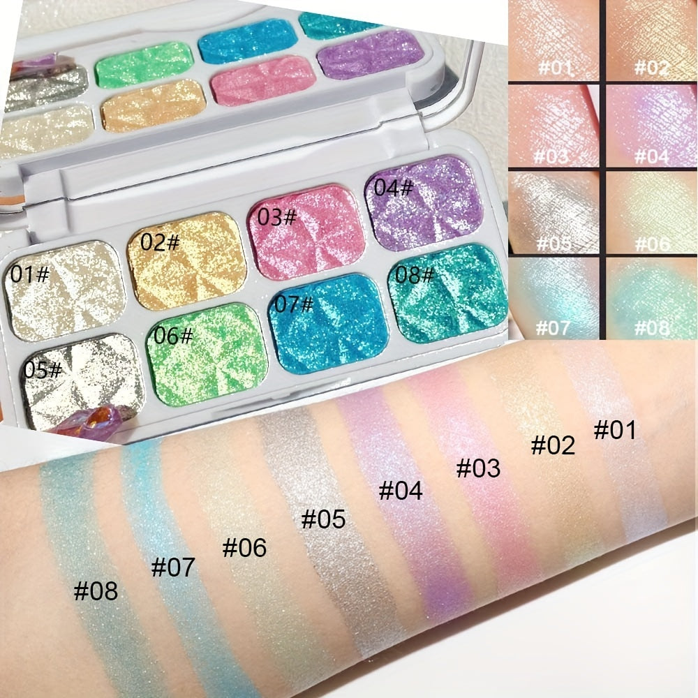 8 Color Shimmer Eye Shadow Palette