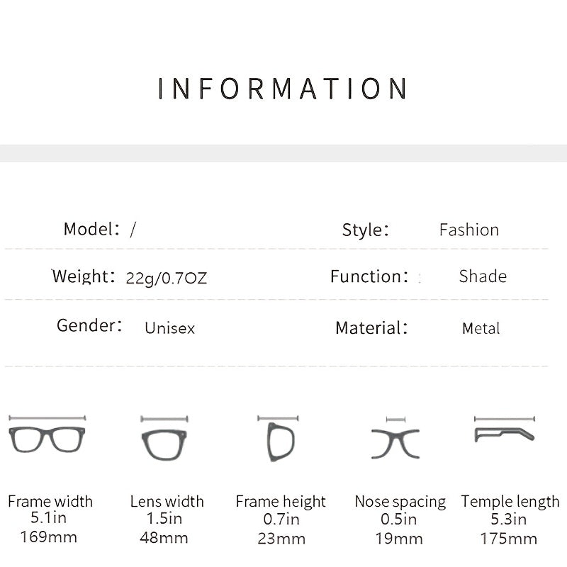 Rimless Butterfly Sunglasses Candy Gradient Metal Eyewear