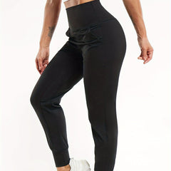 High Waist Casual Sweatpants With Pocket Jogger Running Pants